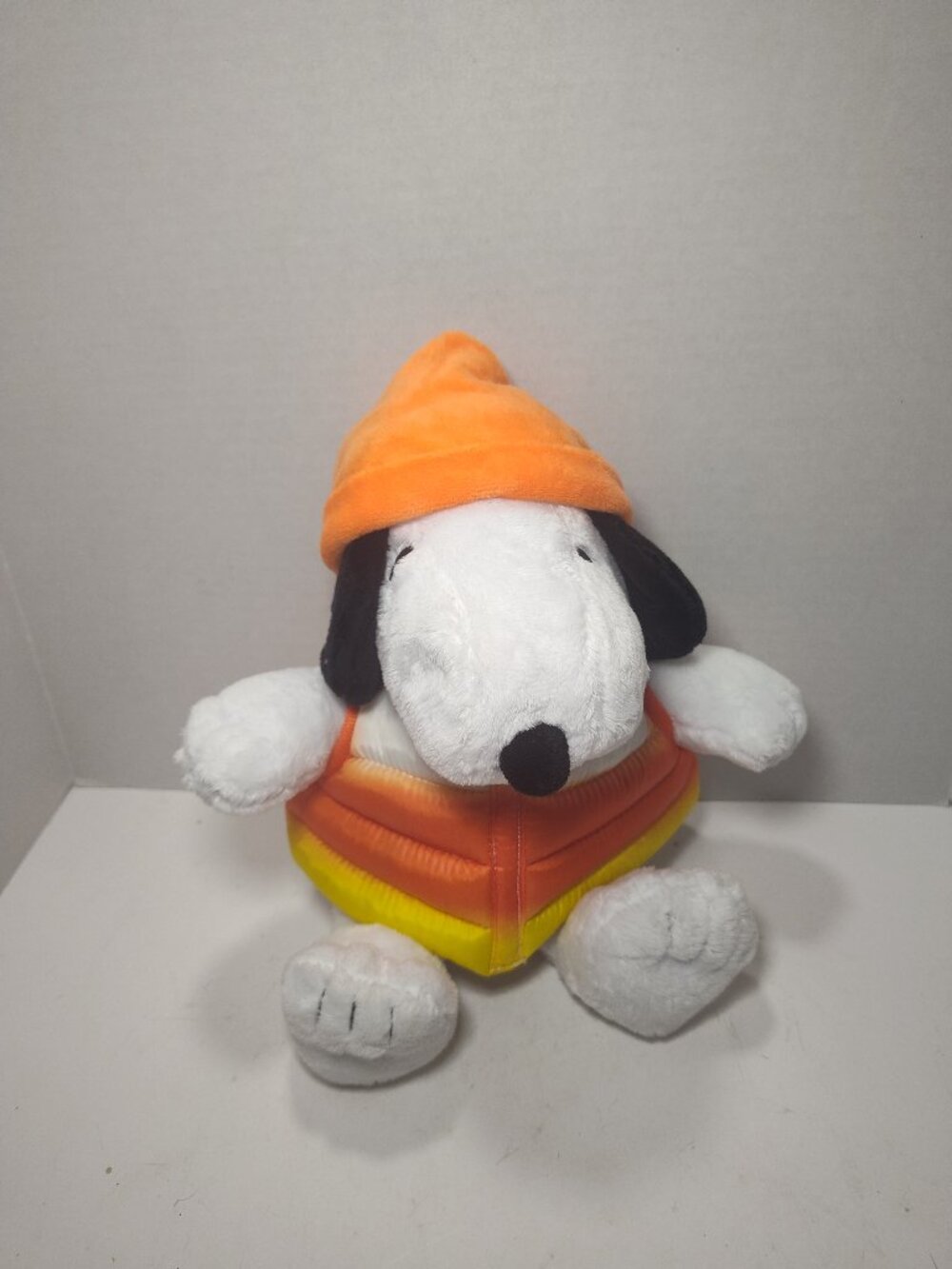 2024 Peanuts Snoopy Candy Corn Halloween 10"  Plush Orange Hat Stuffed Animal